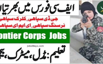 Frontier Corps FC Balochistan South Jobs – Complete Overview