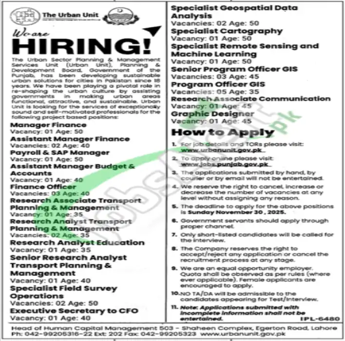 How to Apply for Urban Unit Jobs 2025 – Step-by-Step Guide