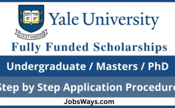 Yale University Scholarships 2026 (Fully Funded)