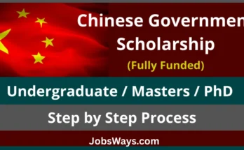 Chinese Government Scholarship (CGS) – China