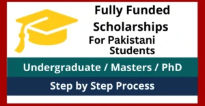 Fully Funded Scholarships for Pakistani Students 2026