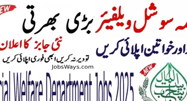 Social Welfare Department Balochistan Jobs 2025 – Apply Now